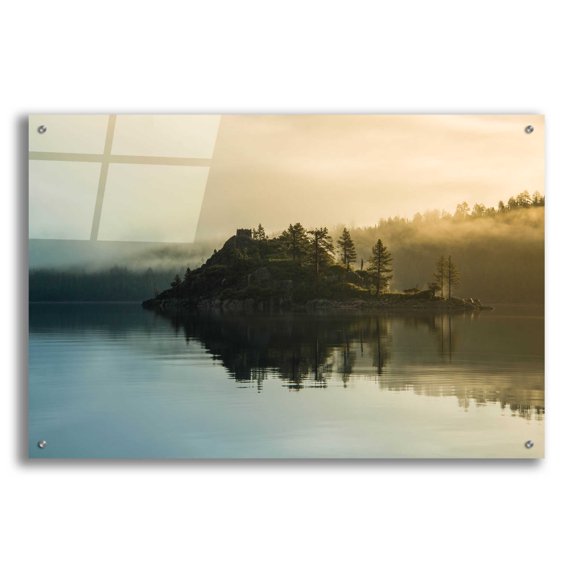 Epic Art 'Mystic of Lake Tahoe' by Edin Chavez, Acrylic Glass Wall Art, 36"x24"