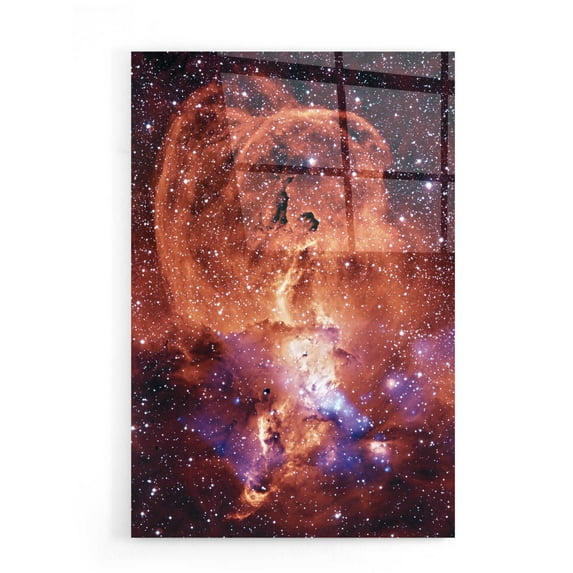 Epic Art 'NGC 3576 Nebula,' Acrylic Glass Wall Art, 16"x24"