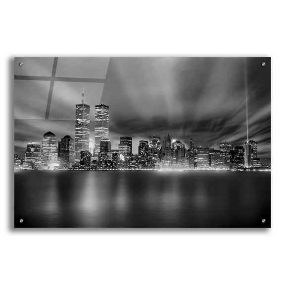 Epic Art 'NYC WTC Skyline' by Mike Jones, Acrylic Glass Wall Art, 36"x24"