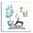 thumbnail image 1 of Epic Art 'Namaste I by Courtney Prahl, Acrylic Glass Wall Art, 24"x24", 1 of 8