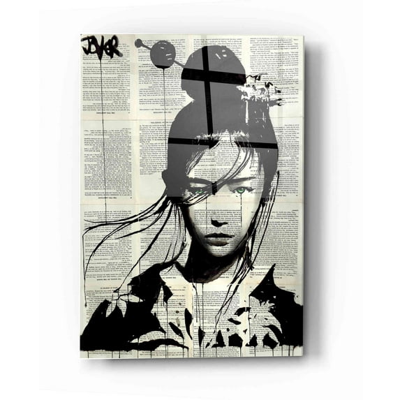 Epic Art 'Narumi' by Loui Jover, Acrylic Glass Wall Art, 16"x24"