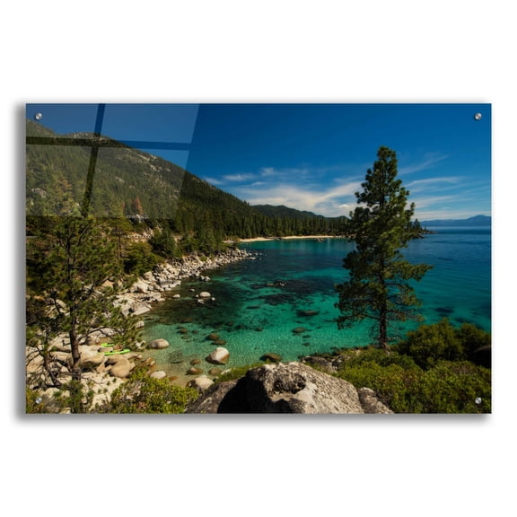Epic Art 'Nature Walk' by Natalie Mikaels, Acrylic Glass Wall Art, 36"x24"