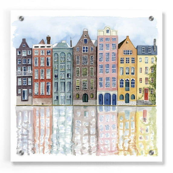 Epic Art 'Neighborhood I' by Grace Popp, Acrylic Wall Glass, 36"x36"