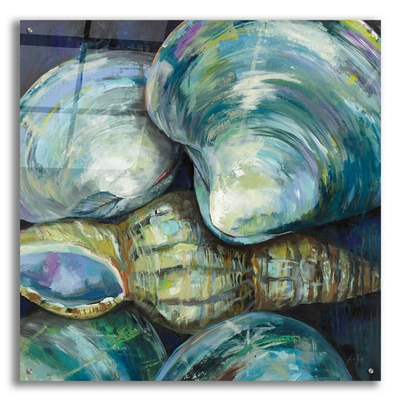 Epic Art 'New England Summer' by Jeanette Vertentes, Acrylic Glass Wall Art, 36"x36"