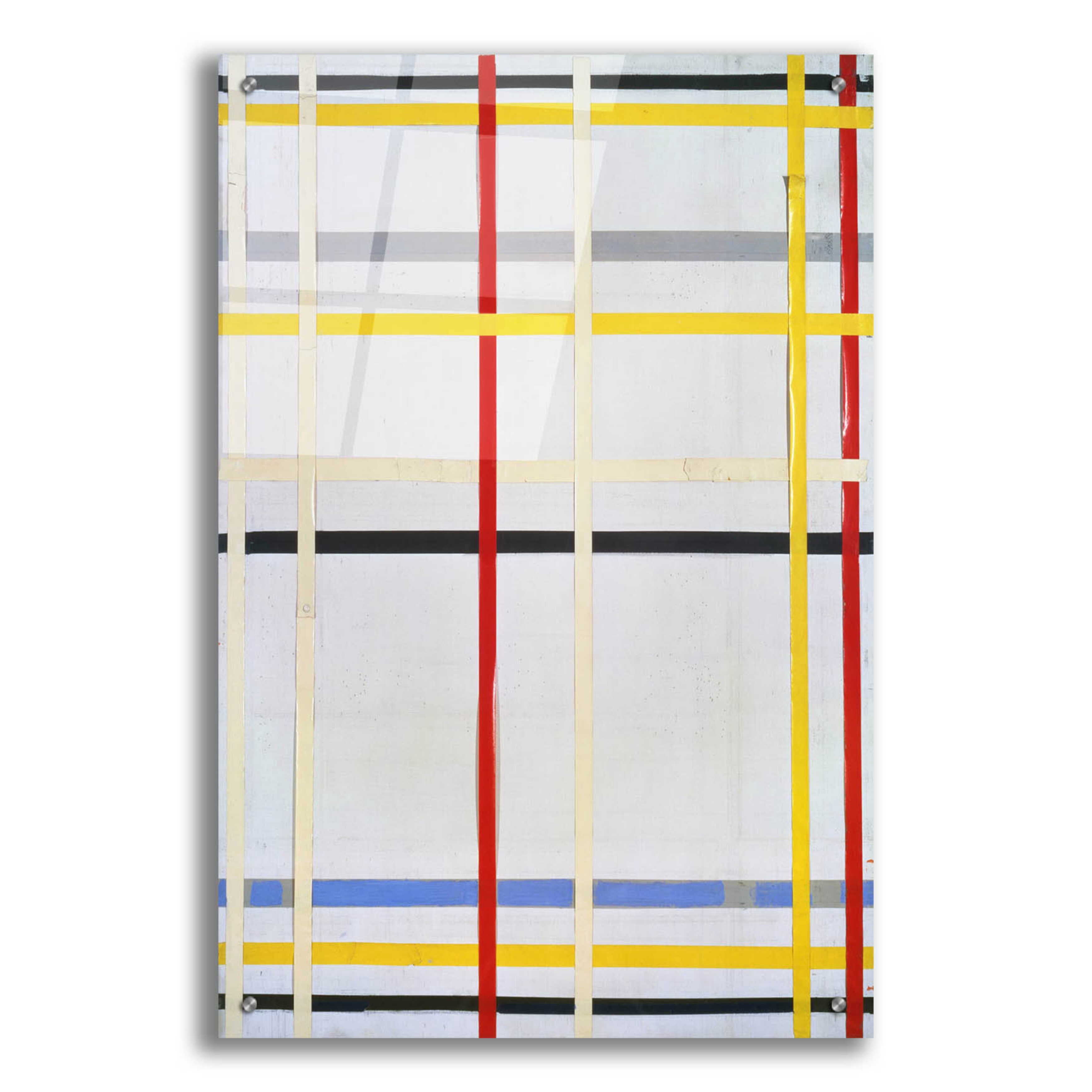 Epic Art 'New York City 2, 1941' by Piet Mondrian, Acrylic Glass