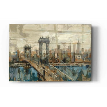 Epic Art 'New York View' by Silvia Vassileva, Acrylic Glass Wall Art, 12"x16"