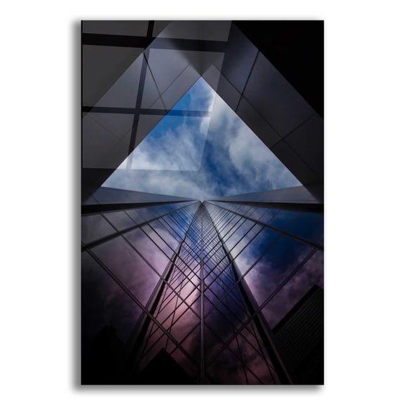 Epic Art 'No 100 King St W 2' by Brian Carson, Acrylic Glass Wall Art, 12"x16"