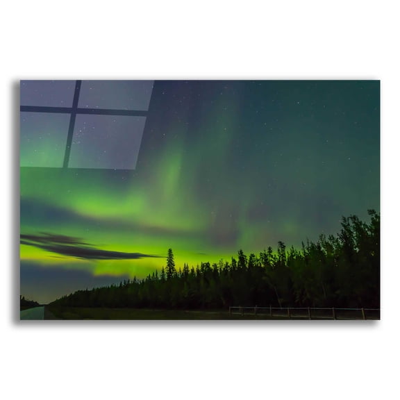 Epic Art 'Northern Lights 3' by Epic Portfolio, Acrylic Glass Wall Art, 24"x16"