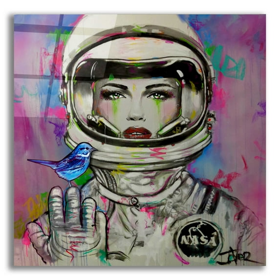 Epic Art 'Nova Nova' by Loui Jover, Acrylic Glass Wall Art, 12"x12"