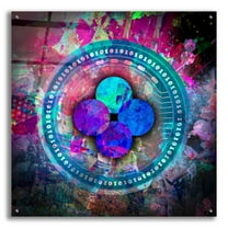 Epic Art 'OKB Crypto' by Epic Art Portfolio, Acrylic Glass Wall Art, 36"x36"