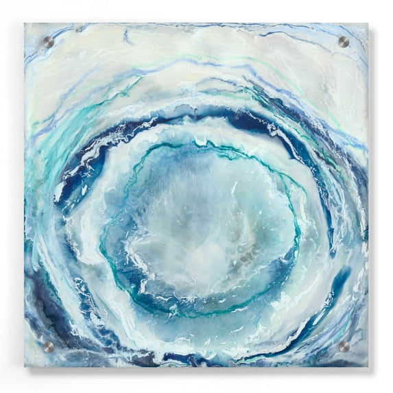 Epic Art 'Ocean Eye I' by Renee W Stramel, Acrylic Glass Wall Art, 36"x36"