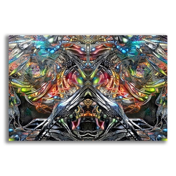 Epic Art 'Offender' by Pedro Gavidia, Acrylic Glass Wall Art, 24"x16"