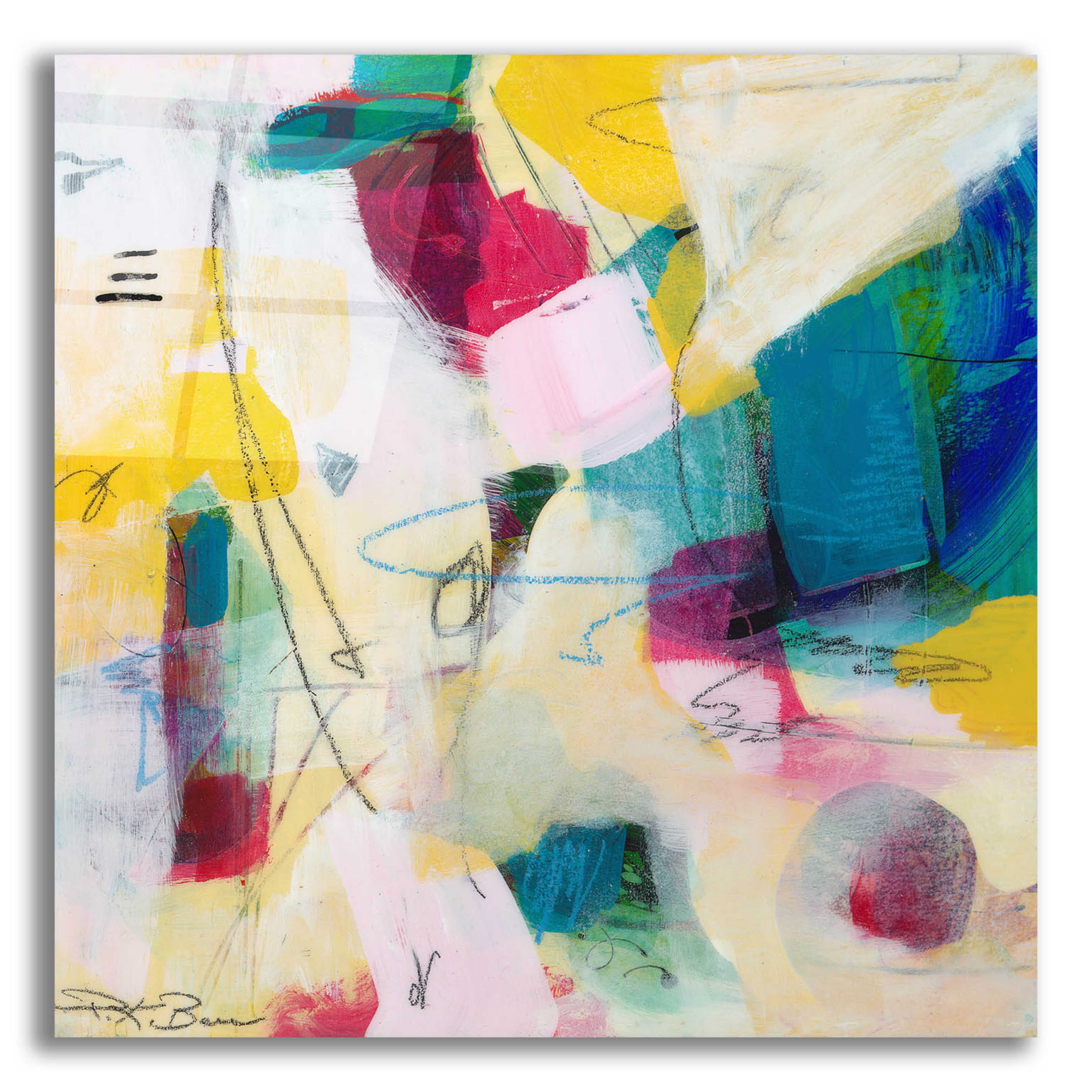 Epic Art 'Oide 3' by Pamela K. Beer Acrylic Glass Wall Art, 12"x12 ...