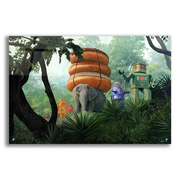 Epic Art 'On Tiger Mountain' by Eric Joyner, Acrylic Glass Wall Art, 36"x24"