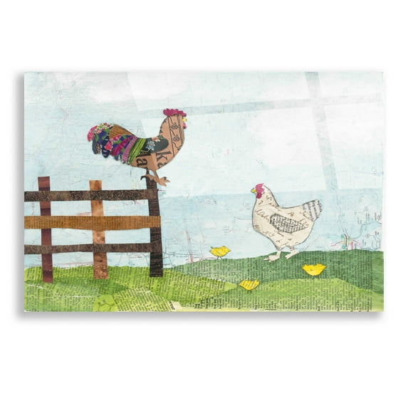 Epic Art 'On the Farm I' by Courtney Prahl, Acrylic Glass Wall Art, 16"x12"