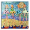 thumbnail image 1 of Epic Art 'On the Way' by Caroline Benchétrit Acrylic Glass Wall Art, 24"x24", 1 of 8