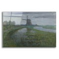 thumbnail image 1 of Epic Art 'Oostzijdse Mill along the River Gein by Moonlight, 1903' by Piet Mondrian, Acrylic Glass Wall Art, 16"x12", 1 of 8