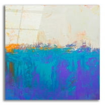 Epic Art 'Orange Spark' by Don Bishop Acrylic Glass Wall Art, 12"x12"