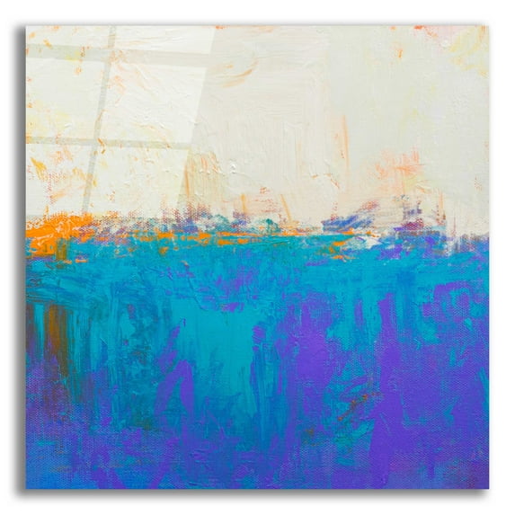 Epic Art 'Orange Spark' by Don Bishop Acrylic Glass Wall Art, 12"x12"