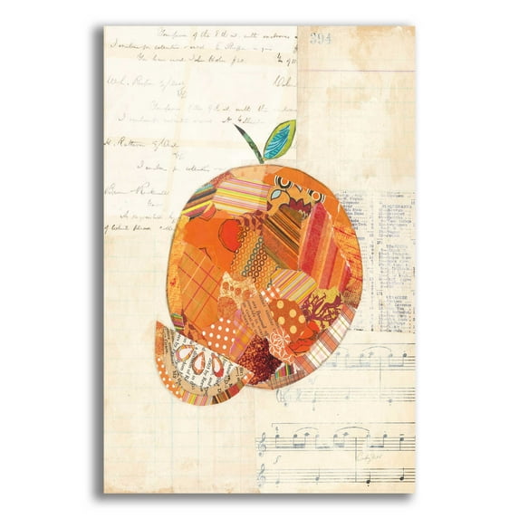 Epic Art 'Orange by Courtney Prahl, Acrylic Glass Wall Art, 12"x16"