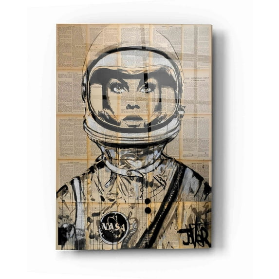 Epic Art 'Orbit' by Loui Jover, Acrylic Glass Wall Art, 12"x16"