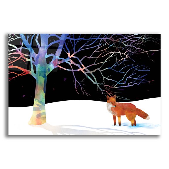 Epic Art 'Out From The Den' by Rich Lo Acrylic Glass Wall Art, 16" x 12"