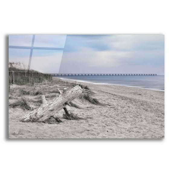 Epic Art 'Outer Banks Beach' by Lori Deiter Acrylic Glass Wall Art, 16"x12"