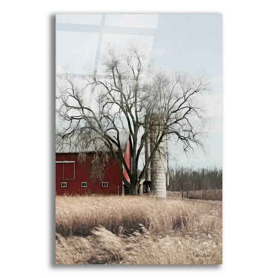 Epic Art 'Painted Silo' by Lori Deiter Acrylic Glass Wall Art, 12"x16"