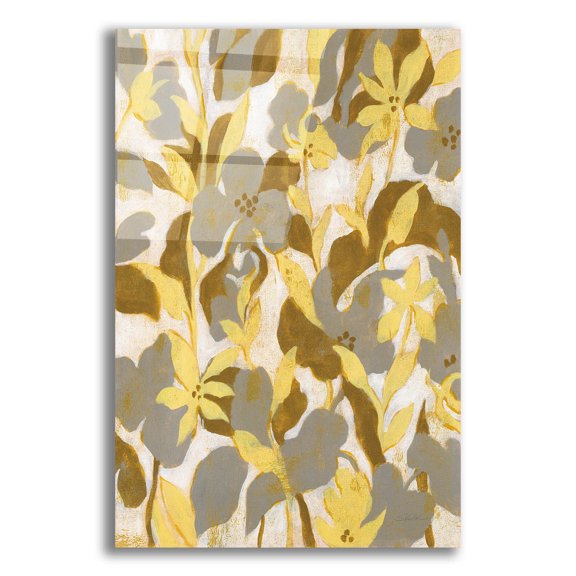 Epic Art 'Painted Tropical Screen II' by Silvia Vassileva, Acrylic Glass Wall Art, 16"x24"