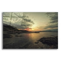 Epic Art 'Parc des Millionaires' by Sebastien Lory, Acrylic Glass Wall Art, 24"x16"