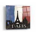 thumbnail image 1 of Epic Art 'Paris' by Moira Hershey, Acrylic Glass Wall Art, 12"x12", 1 of 1
