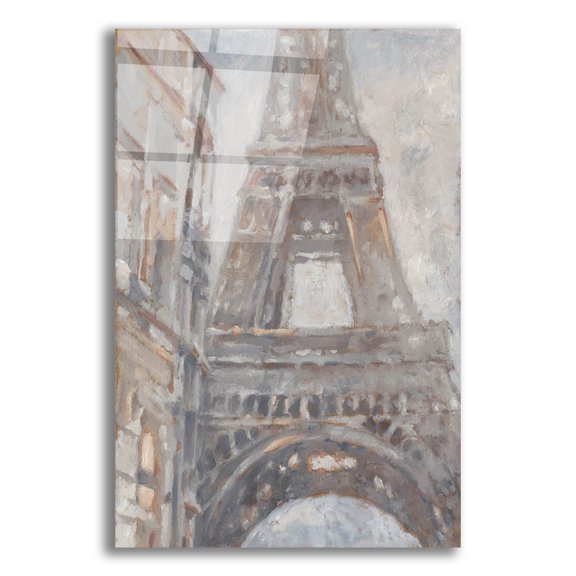 Epic Art 'Parisian Dawn 1' by Ethan Harper Acrylic Glass Wall Art, 12" x 16"