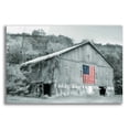 thumbnail image 1 of Epic Art 'Patriotic Farm II' by Lori Deiter Acrylic Glass Wall Art, 24"x16", 1 of 8