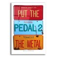 thumbnail image 1 of Epic Art 'Pedal 2 The Metal' by Gregory Constantine, Acrylic Glass Wall Art, 16"x24", 1 of 8