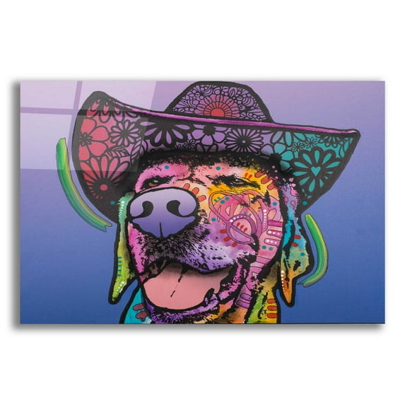 Epic Art 'Penelope' by Dean Russo, Acrylic Glass Wall Art, 16"x12"