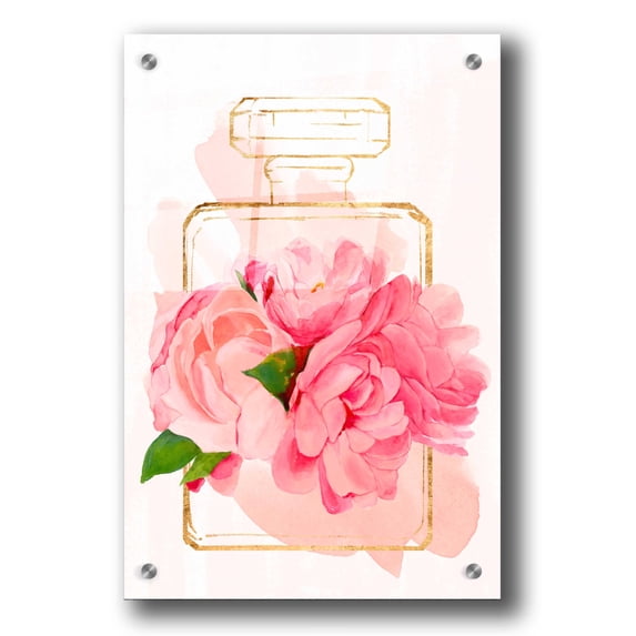 Epic Art 'Perfume Bloom II' by Annie Warren, Acrylic Glass Wall Art, 24"x36"