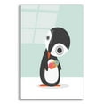 thumbnail image 1 of Epic Art 'Pingu Loves Ice Cream' by Volkan Dalyan, Acrylic Glass Wall Art, 12"x16", 1 of 8