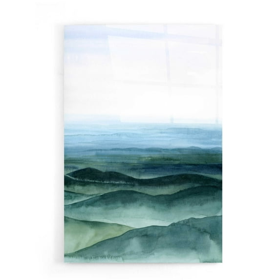 Epic Art 'Plane View I' by Grace Popp, Acrylic Glass Wall Art, 16"x24"