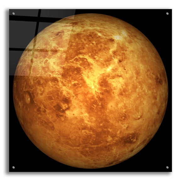 Epic Art 'Planet Venus' by Epic Portfolio, Acrylic Glass Wall Art, 36"x36"