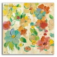 thumbnail image 1 of Epic Art 'Playful Floral Trio II' by Silvia Vassileva, Acrylic Glass Wall Art, 24"x24", 1 of 10
