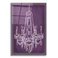 thumbnail image 1 of Epic Art 'Plum Chandelier Sketch 1' by Ethan Harper Acrylic Glass Wall Art, 12" x 16", 1 of 8