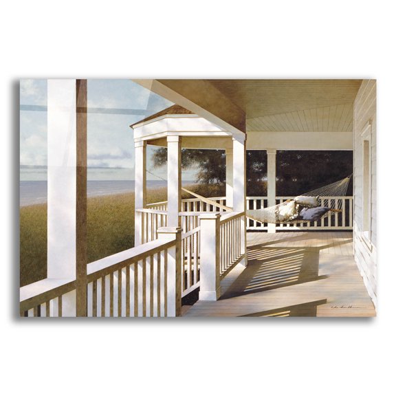 Epic Art 'Porch Swing 2' by Zhen-Huan Lu, Acrylic Glass Wall Art, 16"x12"