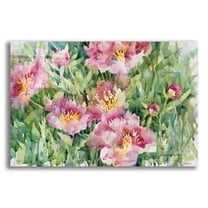 Epic Art 'Posing In Pastel Pink' by Annelein Beukenkamp Acrylic Glass Wall Art, 16" x 12"