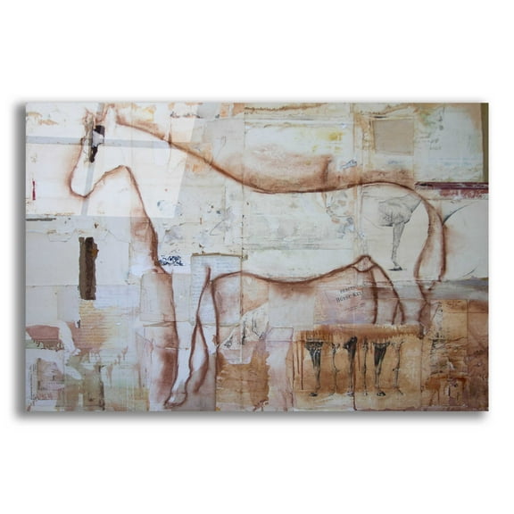 Epic Art 'Practical horse keeper' by Susan Friedman, Acrylic Glass Wall Art, 16"x12"