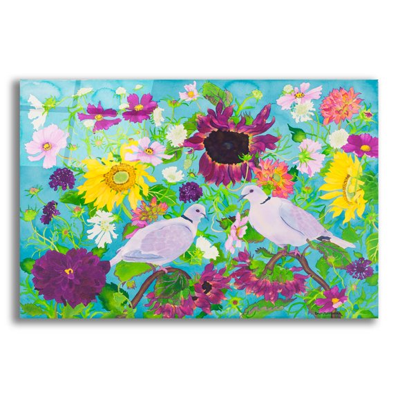 Epic Art 'Prayer For Love' by Carissa Luminess, Acrylic Glass Wall Art, 24"x16"