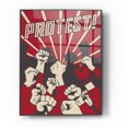 thumbnail image 1 of Epic Art 'Protest' Acrylic Glass Wall Art, 24"x36", 1 of 3