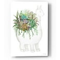 thumbnail image 1 of Epic Art 'Proud Llama Pot I' by Cindy Jacobs, Acrylic Glass Wall Art, 12"x16", 1 of 2