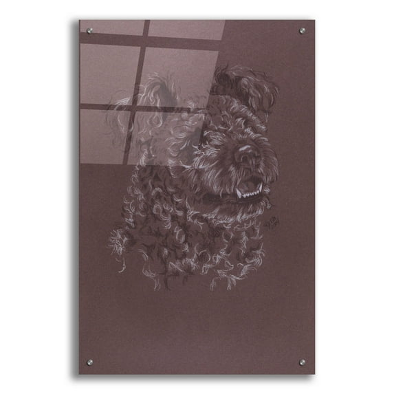 Epic Art 'Pumi' by Barbara Keith, Acrylic Glass Wall Art, 24"x36"