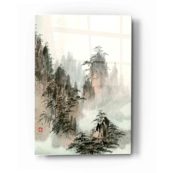 Epic Art 'Qi' by River Han, Acrylic Glass Wall Art, 16"x24"