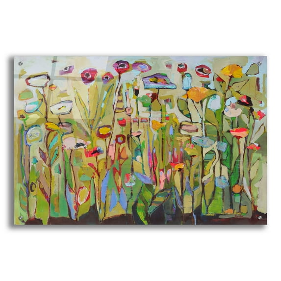 Epic Art 'Racing the Rain' by Staci Marie Swider, Acrylic Glass Wall Art, 36"x24"